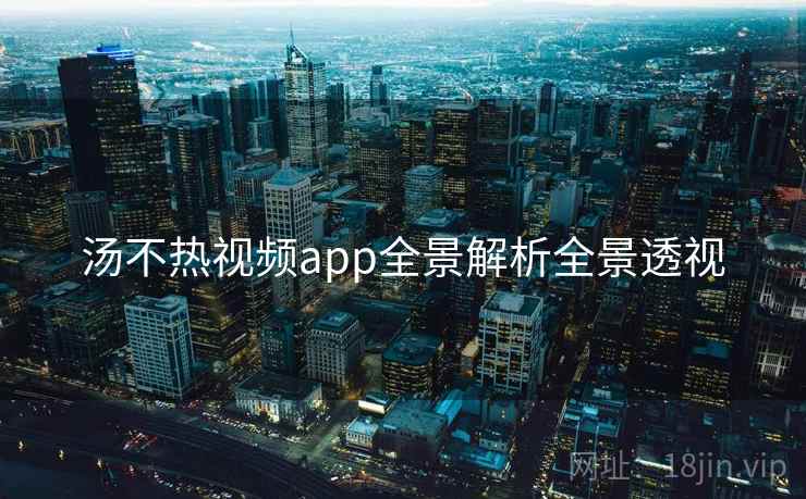 汤不热视频app全景解析全景透视